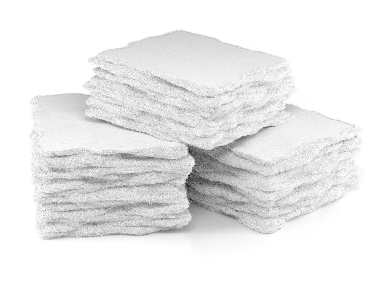 Virgin wood fiber raw material used in molded-fiber production